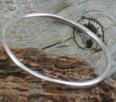 Native American Silver Bangle Bracelet 4